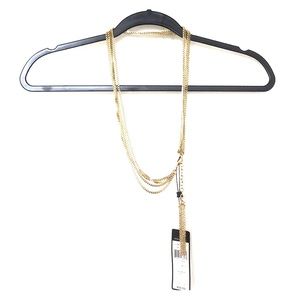 BCBG Maxazria gold chain waist belt